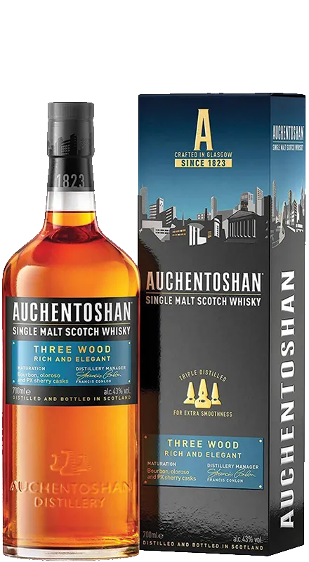 Auchentoshan Three Wood Single Malt Whisky 0.7L